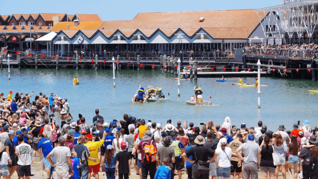Vibrant Crowd at Hillarys Boat Harbour Event