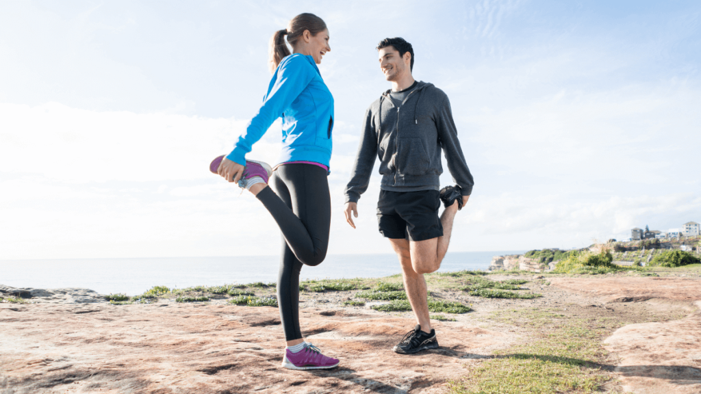 Couple Exercising Together