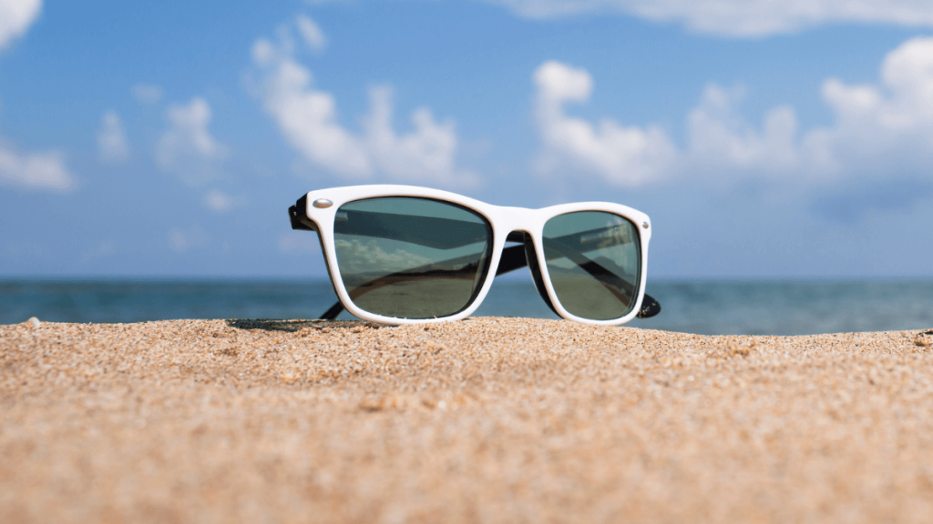 Sunglasses on Beach Sand