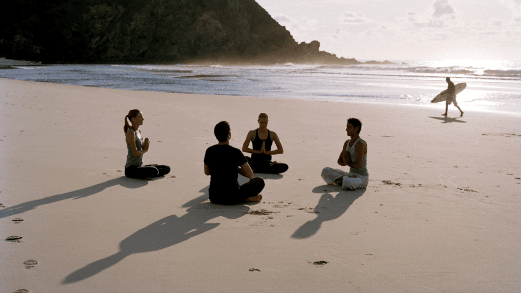 Yoga on The Beach