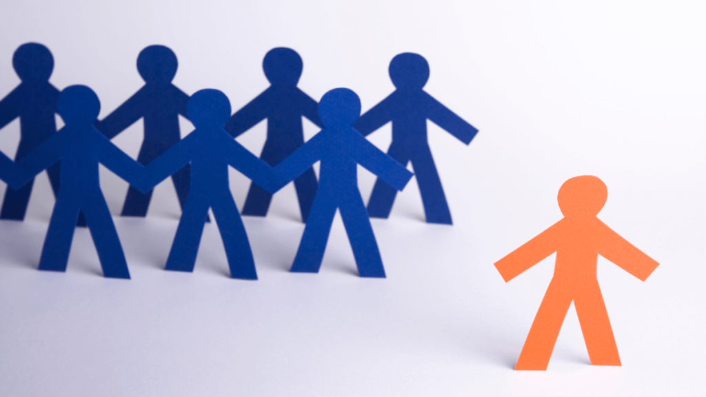 Paper Craft depicting group of people