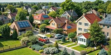 Sustainable living practices in suburban America